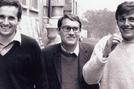 Tres de los siete hermanos Bellocchio, en la década del '60. 