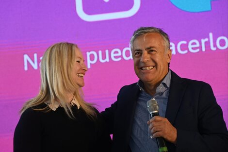 Alfredo Cornejo y Hebe Casado, candidatos del frente Cambia Mendoza. Imagen: @alfredocornejo