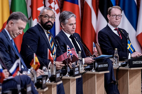 Debate en la cumbre de la OTAN en Oslo. (Fuente: AFP)