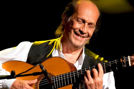 Paco de Lucía llevó el espíritu flamenco al célebre festival suizo.  (Fuente: EFE)