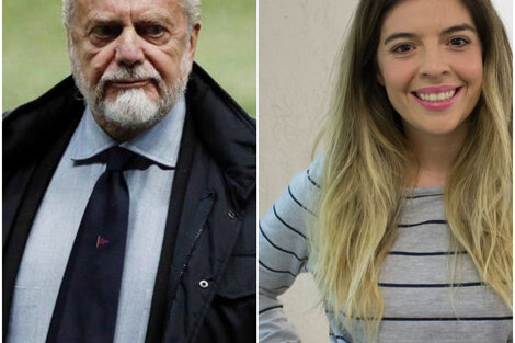 De Laurentiis y Dalma Maradona, enfrentados. 