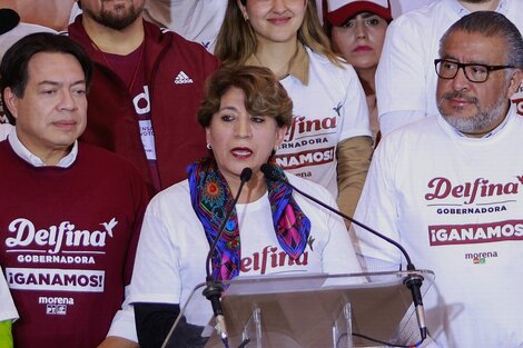 Delfina Gómez ganó en Estado de México. (Fuente: EFE)
