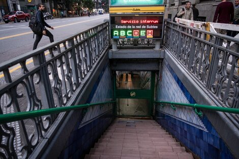 Paro de subtes hoy: las líneas que no funcionan y los horarios, minuto a minuto 