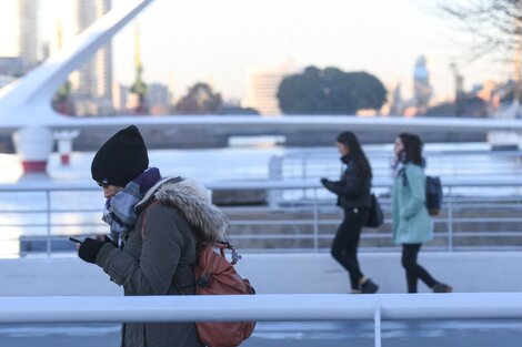 Las temperaturas mínimas bajaron abruptamente durante el fin de semana