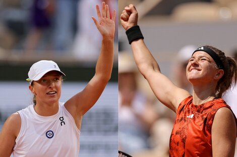 Final femenina de Roland Garros: se enfrentan Iga Swiatek y Karolina Muchova