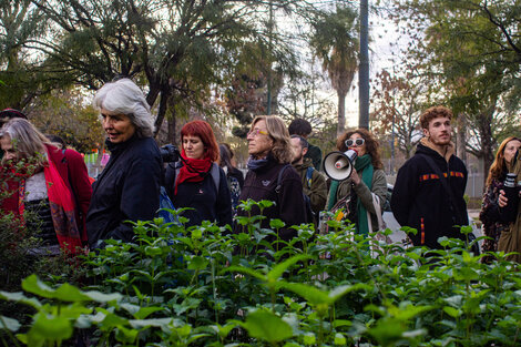 Caminata en defensa de "una Chacarita verde"