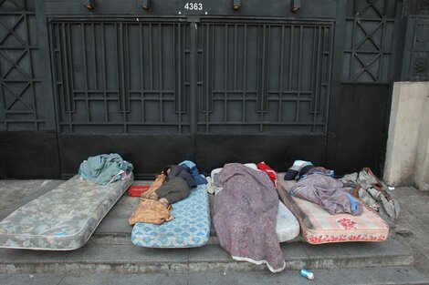 Denuncian que paradores de CABA para personas en situación de calle no tienen "condiciones mínimas"