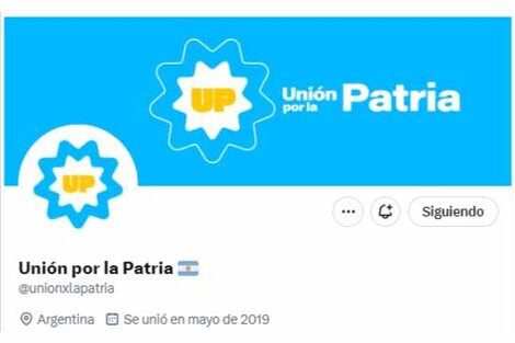 Primera definición de Unión por la Patria