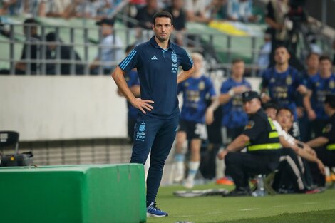 Scaloni se mostró conforme con el rendimiento del plantel (Fuente: EFE)