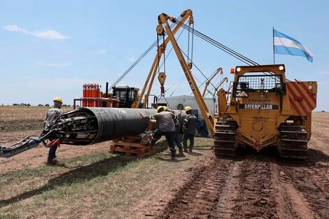 Terminada la instalación de caños, el martes se inicia su llenado