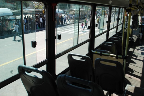 Paro de colectivos de la UTA (Fuente: NA)