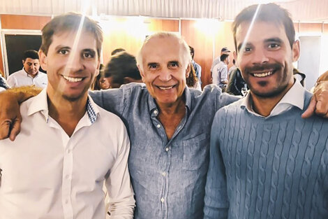 Los Passaglia: Santiago, Ismael y Manuel