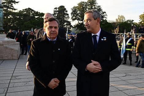 Giuliano y Javkin, dos miradas distintas sobre el transporte. (Fuente: Sebastián Granata)