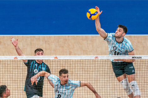 La selección argentina de vóley le ganó a Bulgaria y se ilusiona con la fase final