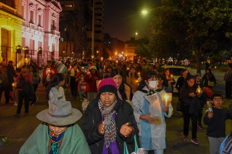 Nueva marcha de antorchas y rechazo a la oferta salarial de Gerardo Morales 