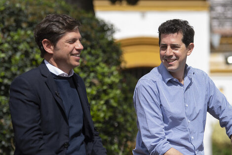 Wado de Pedro y Axel Kicillof. Imagen: Presidencia