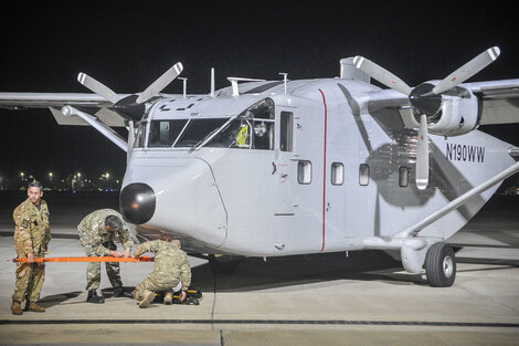 El avión usado en los vuelos de la muerte. 