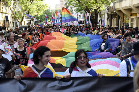 El colectivo LGTBIQ+ de Rosario pide compromiso político.  (Fuente: Andres Macera)