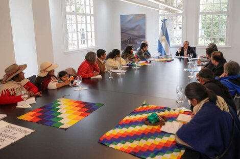 Pueblos originarios en la residencia de Olivos: "Por la tierra, por el agua, por la vida"