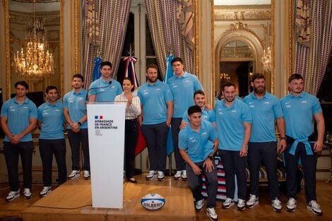 Lanzamiento del Mundial de Rugby 2023 en la embajada de Francia