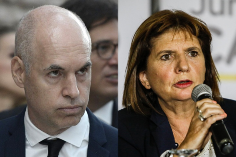 Horacio Rodríguez Larreta (NA) y Patricia Bullrich (Leandro Teysseire).