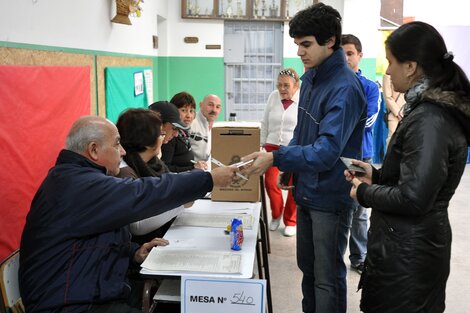 Autoridad de mesa elecciones Argentina 