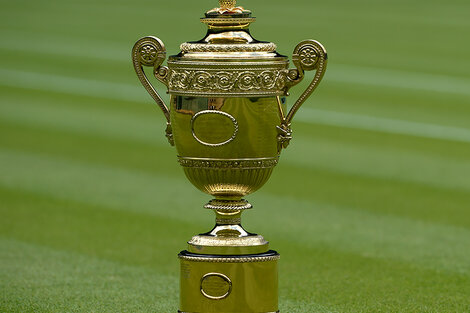 El trofeo de Wimbledon.