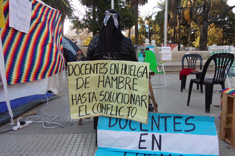 La resistencia docente regresó a la plaza