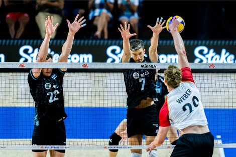 Argentina clasificó por primera vez a la Final 8 de la Nations League de Voleibol  