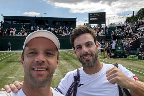 Wimbledon: Zeballos y Granollers ya están en las semifinales de dobles