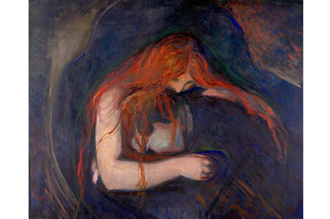 Amor y dolor, de Edvard Munch.