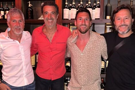 El furor de Messi en Miami: cena con Diego Torres y el beso de un fanático