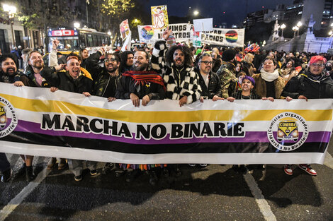 Primera "Marcha No Binarie" en la Argentina