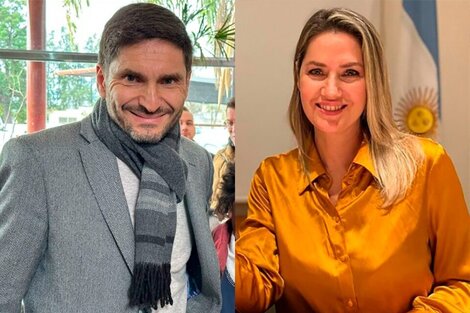 Maximiliano Pullaro y Carolina Losada en las PASO 2023 de Santa Fe