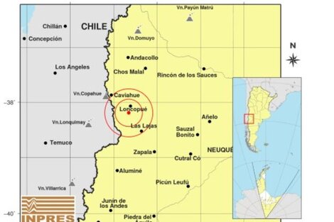 Un fuerte sismo sacudió a Neuquén