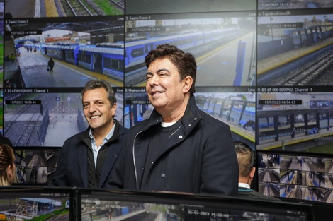 Fernando Espinoza y Sergio Massa inauguraron una mega obra en La Matanza