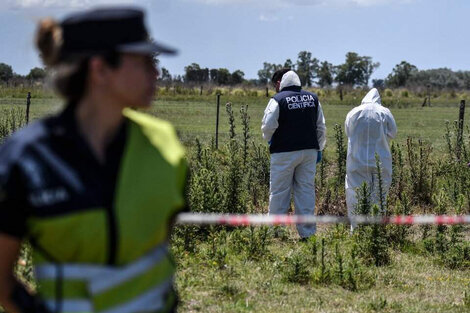 La búsqueda que terminó con el hallazgo del cuerpo de Lautaro Morello. (Fuente: Télam)