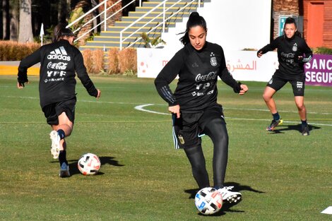 La Selección trabaja en la puesta a punto previa al debut del lunes.