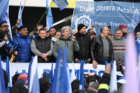 Marcha de la UOM a Techint: "La paciencia del metalúrgico se agotó"