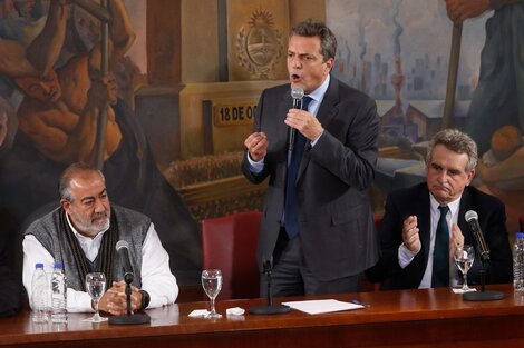 Sergio Massa: "Seré el presidente de todos los trabajadores"