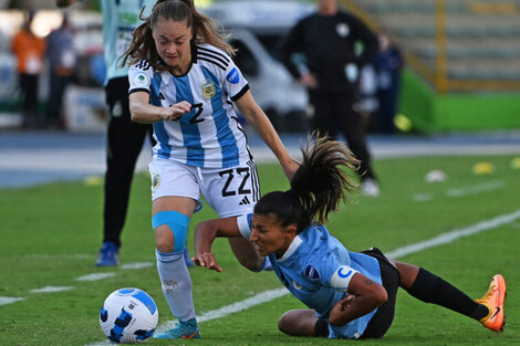 Estefanía Banini durante la Copa América 2022.