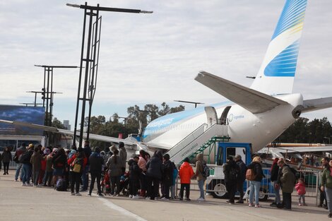 Aerolíneas Argentinas, en la mira de la oposición.