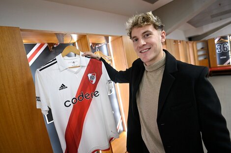 River: Facundo Colidio hizo su primera práctica con el plantel