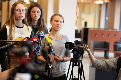 Greta Thunberg, condenada a una multa por una protesta