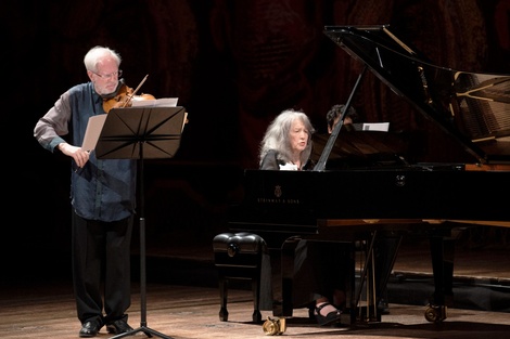 Gidon Kremer convidó con su onda light a Martha Argerich.