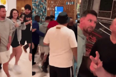 La euforia continúa: Lionel Messi fue ovacionado en un shopping de Miami y se lo vio un poco disgustado