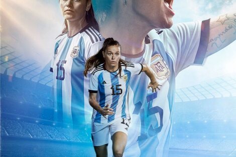 Primera colección de posters de fútbol femenino de Argentina