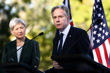 Blinken con su par australiana, Penny Wong