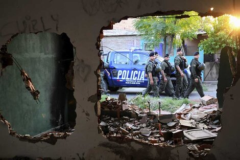 Despliegue de fuerzas de seguridad federales en Rosario.