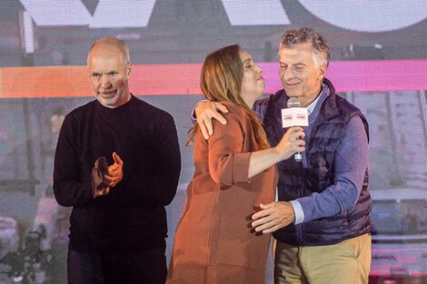 Vidal, Macri y Larreta, juntos. Otros tiempos